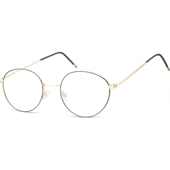 Lenonki Okulary oprawki optyczne 929D złote + czarne